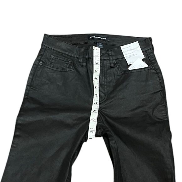 Calvin Klein Jeans Women’s High Rise Skinny Black Pants, Size 27 - Picture 9 of 10